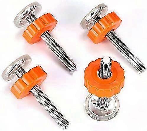 4 Pack Pressure Mounted Baby Gate Spindle Rods, Walk Through Gate Accessory