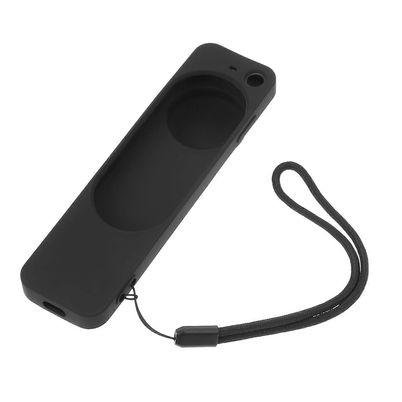 Black Silicone Remote Sleeve Designed For Daily Use Co-Workers Grip Enhancement 1Pack