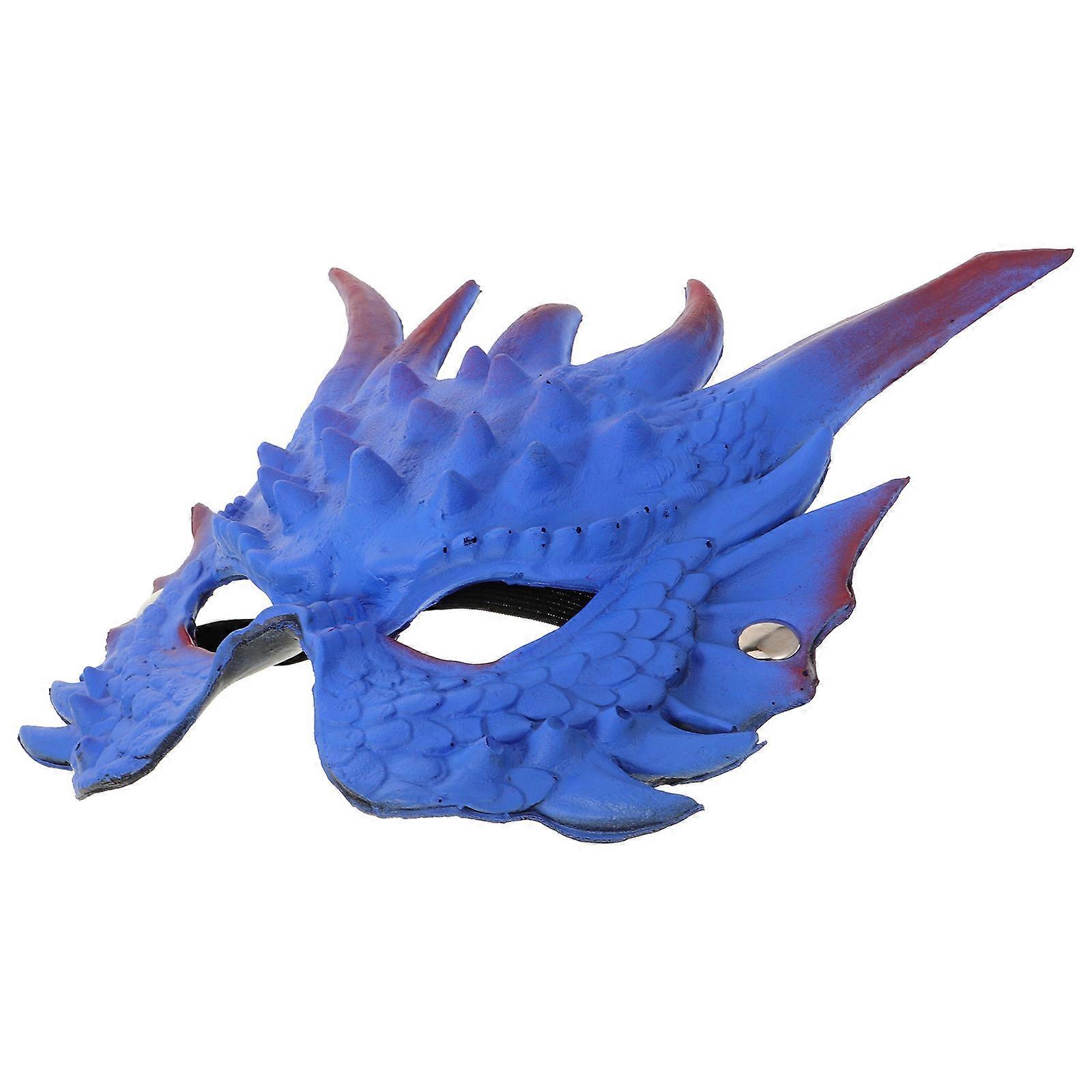 Carnival Dragon Mask Creative Accessory for Adult Designed for Stage Performance With 9.8×9.1×0.4in Dimensions 1Set