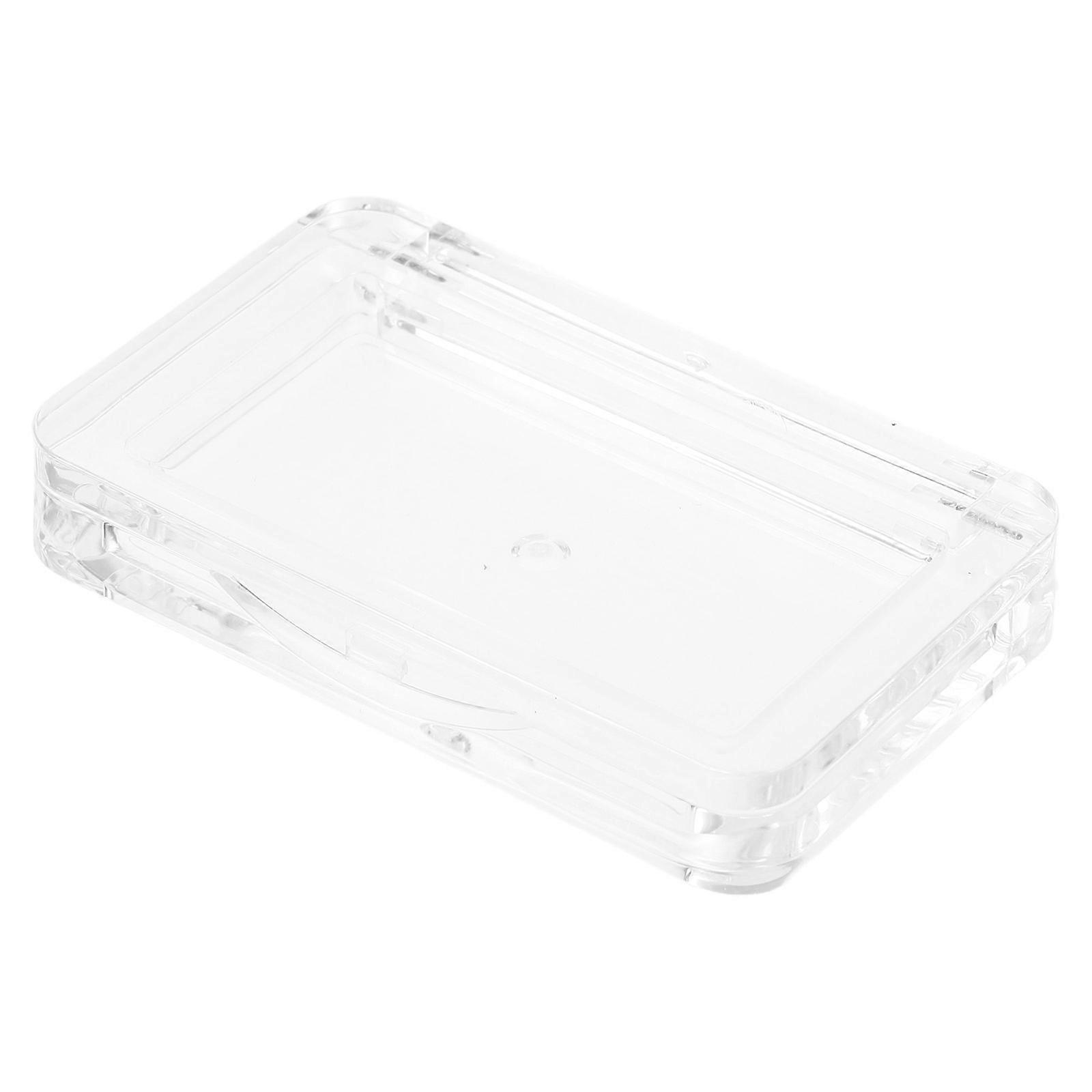 Transparent Makeup Palette Container – Lipstick, Blusher & Compact Organizer for Travel & Daily Use – Versatile Highlighter Holder for Personal &