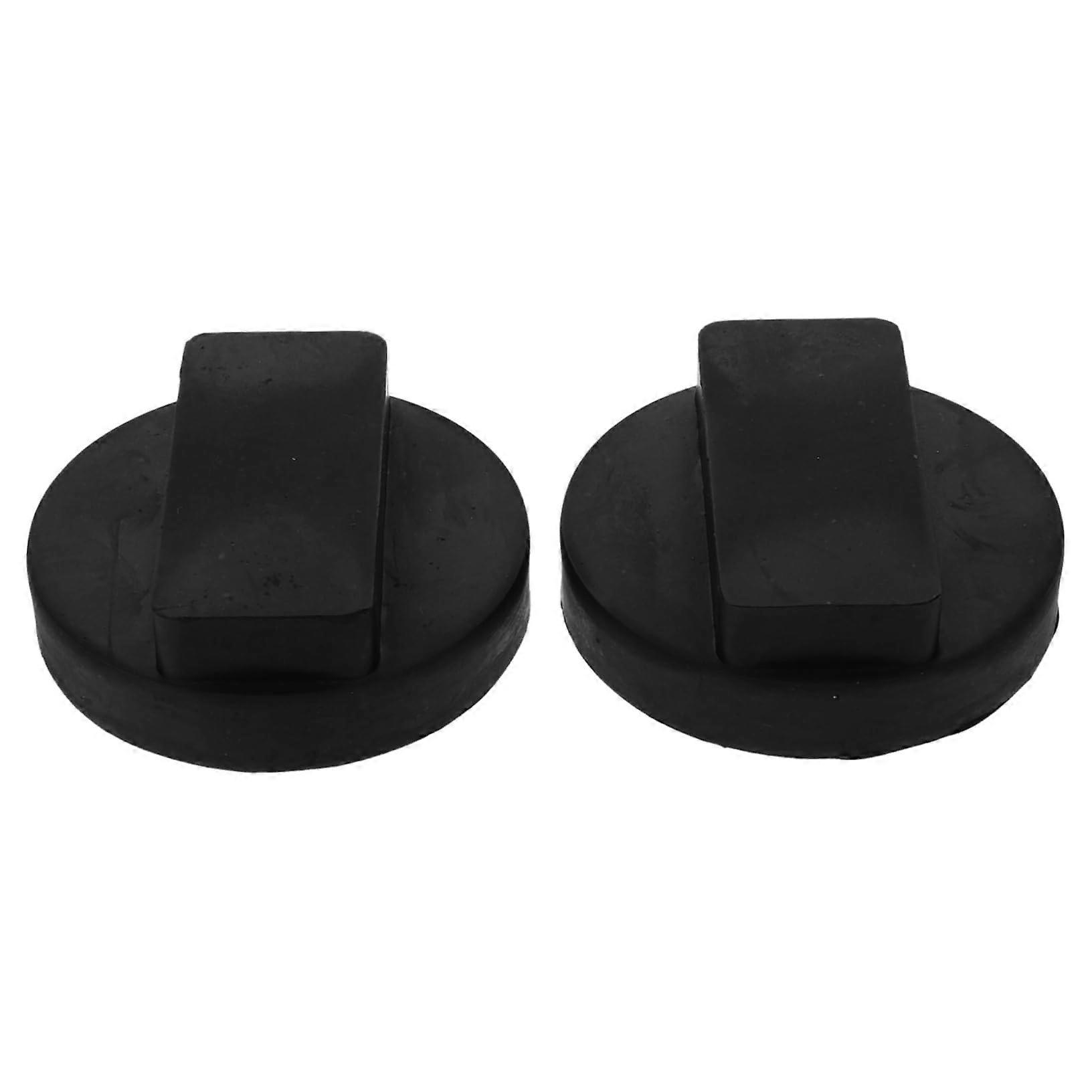 2 pieces jack pads made of shock absorber building blocks for cars, easy installation, stable hold, suitable for BMW and other models.