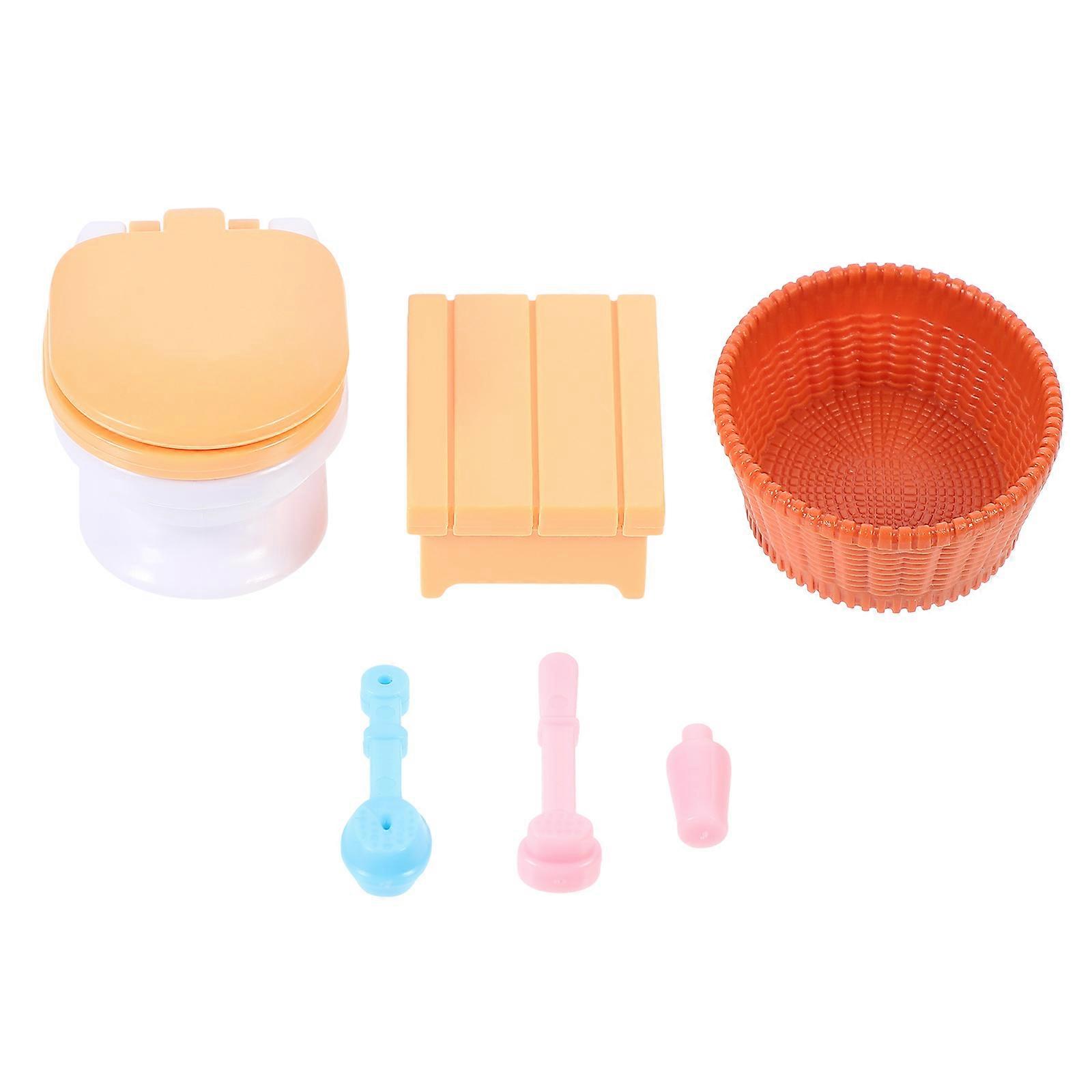 Mini House Furniture Toy Ideal For Children Home Decoration Miniature Design 3Pcs