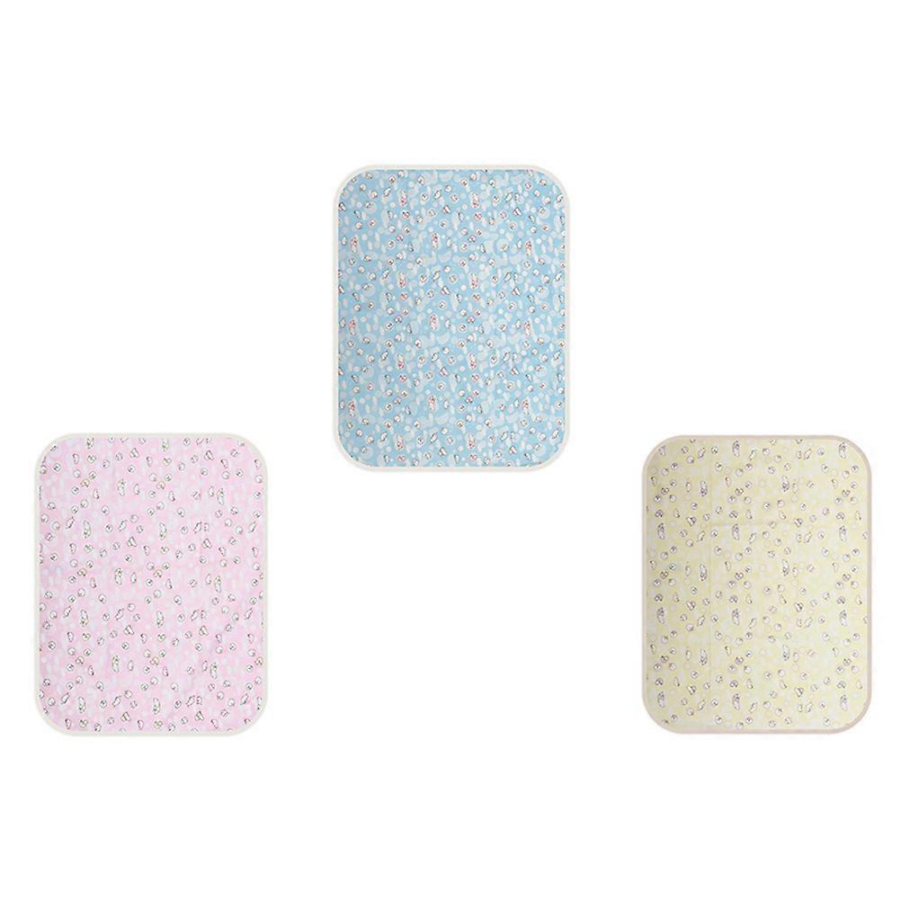Waterproof Bed Pad 3Pcs Practical Design Assorted Color Suitable For Pet Bed Waterproof