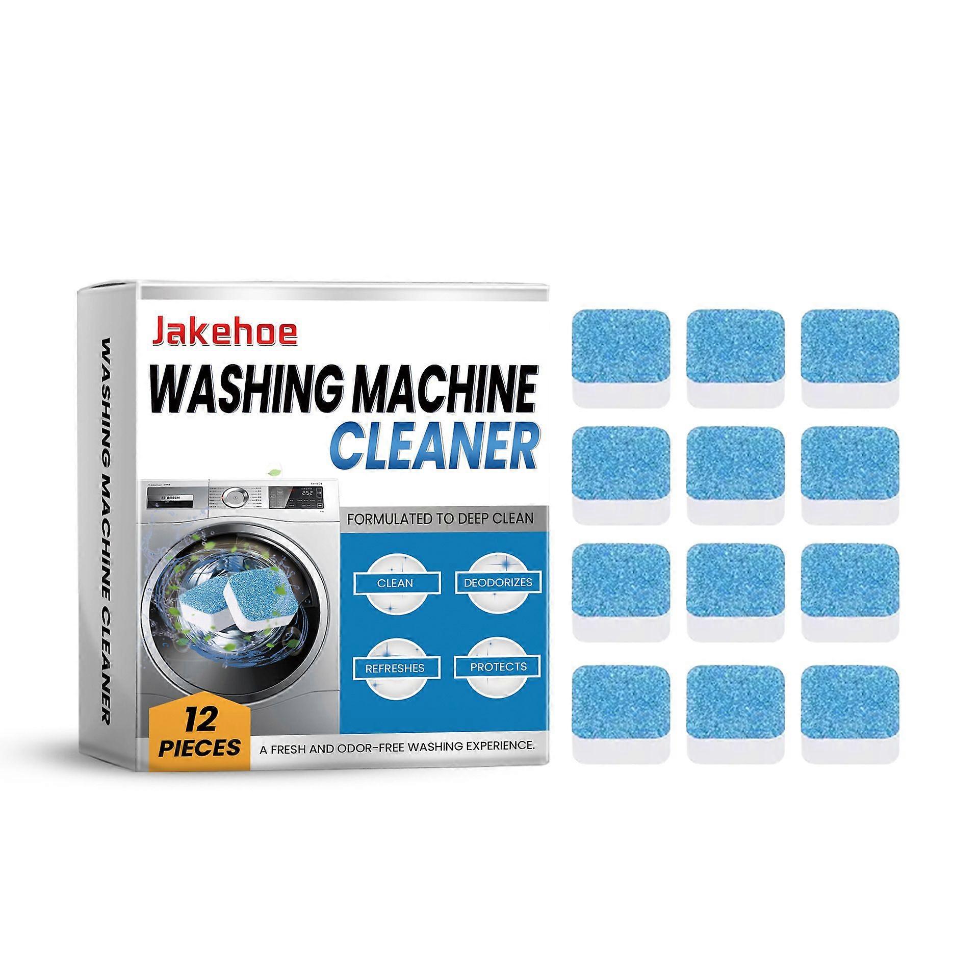 Washing Machine Cleaner Descaler, Washing Machine Cleaner, Extra Strong Washing Machine Cleaner, 12 Tablets per Pack, Washing Machine Tabs Suitable fo