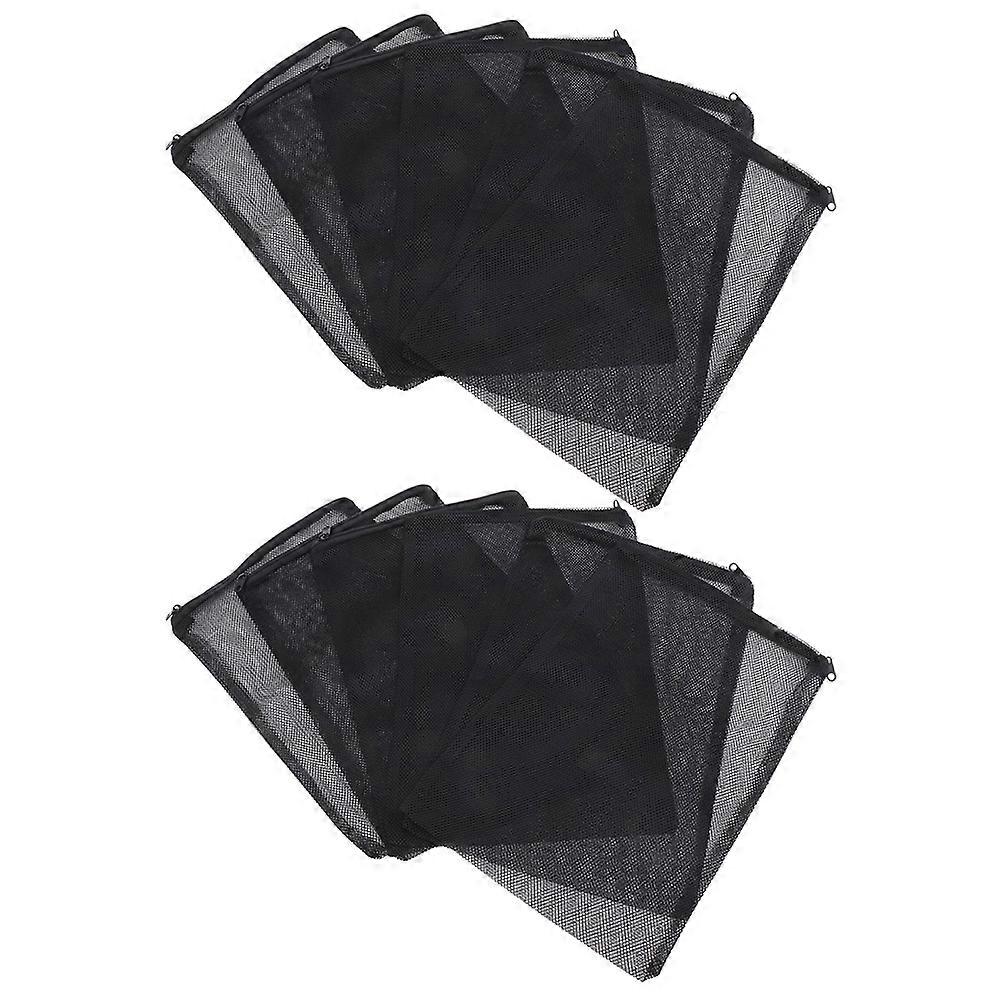 Aquarium 10Pcs Filter Bag Replaceable Rectangular Fish Tank Supplies 18X25cm Washable