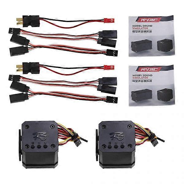 2x RC Car Engine Sound Simulated Module Simulator with Speaker for RC Vehicle