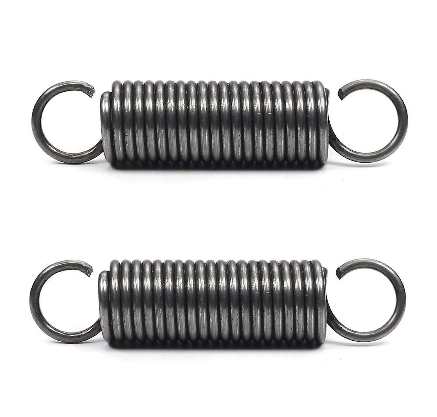 Extended double hook spring, 2 pieces, 1x14x280mm, wire 1mm, OD 14mm, length 280mm