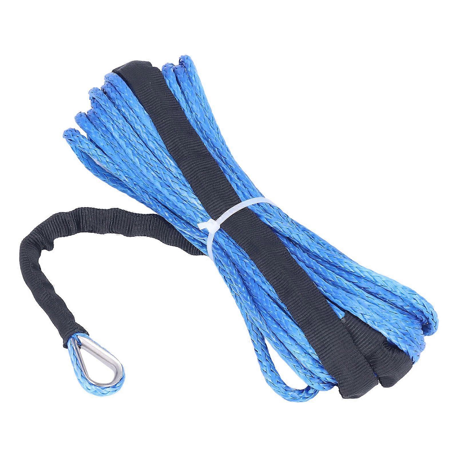 nylon winch rope 6mm x 15m replacement for utvs and trailers
