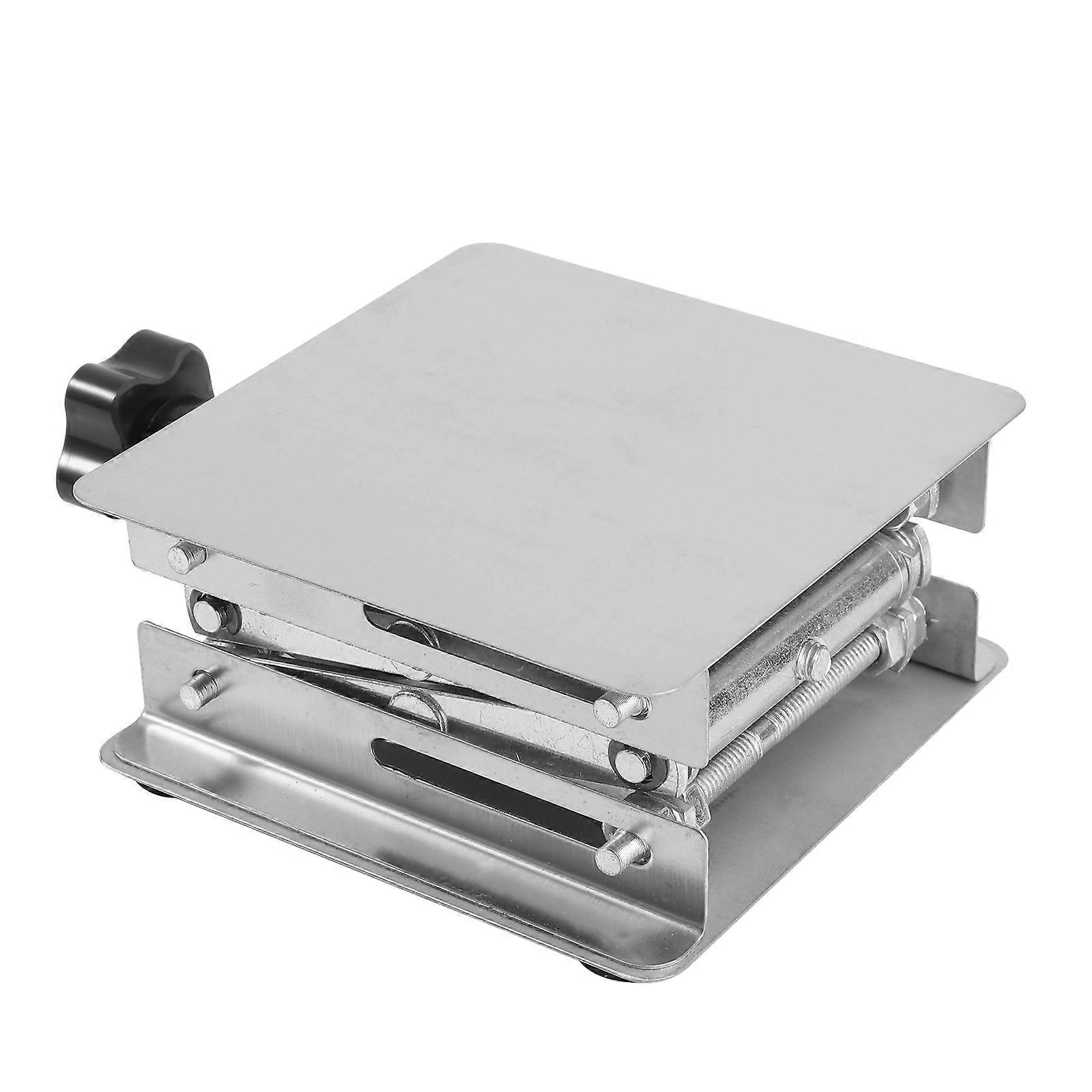 Stainless Steel Laboratory Scissor Lifting Jack with Compact Design for Experimental and Daily Equipment Support