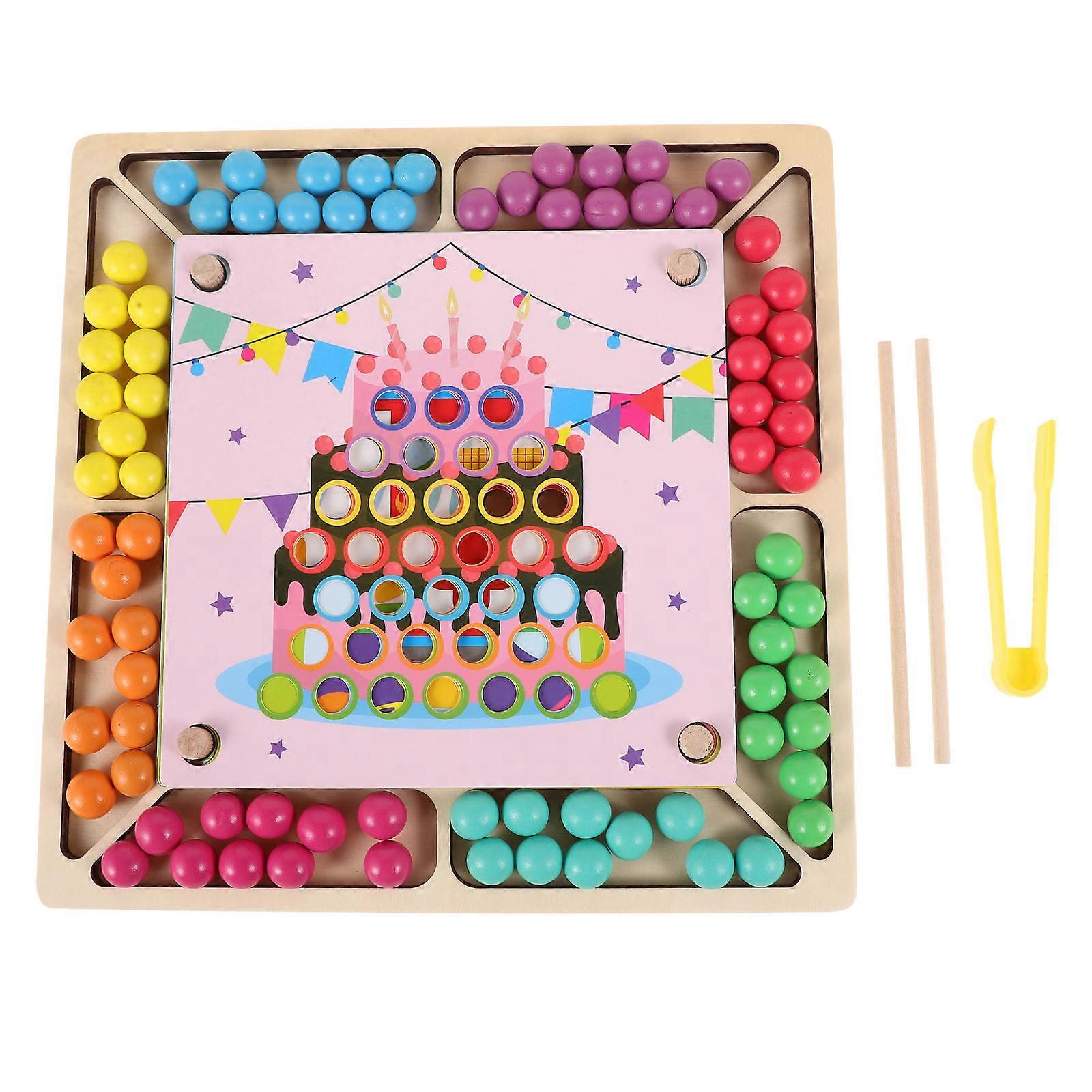 Educational Clip Beads Toy Game For Children With Assorted Color And Creative Design 1 Set
