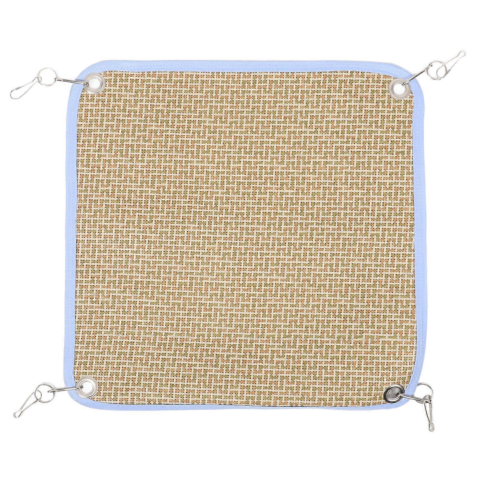 Hamster Straw Chewing Toy For Summer Use Hammock Shape Molar Toy 1Set