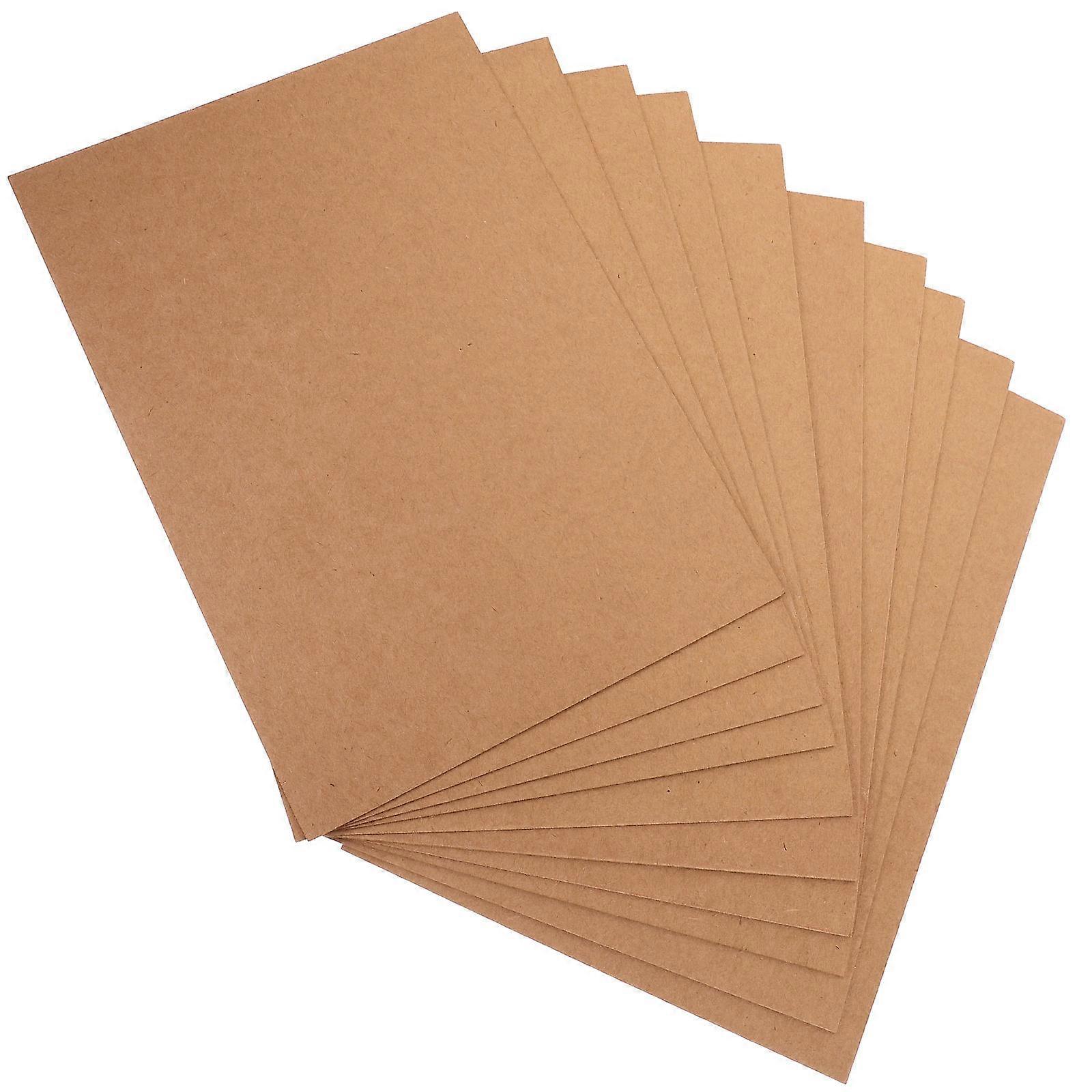 Vintage Kraft Cardstock 10 Sheets Blank Drawing Paper for Oil Painting Sketching DIY Crafts Watercolor Artists