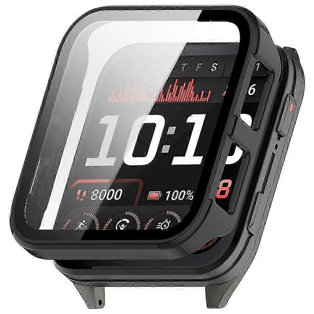 متوافق مع Garmin Venu X1 Hard PC Watch واقية مع فيلم زجاجي مقسى