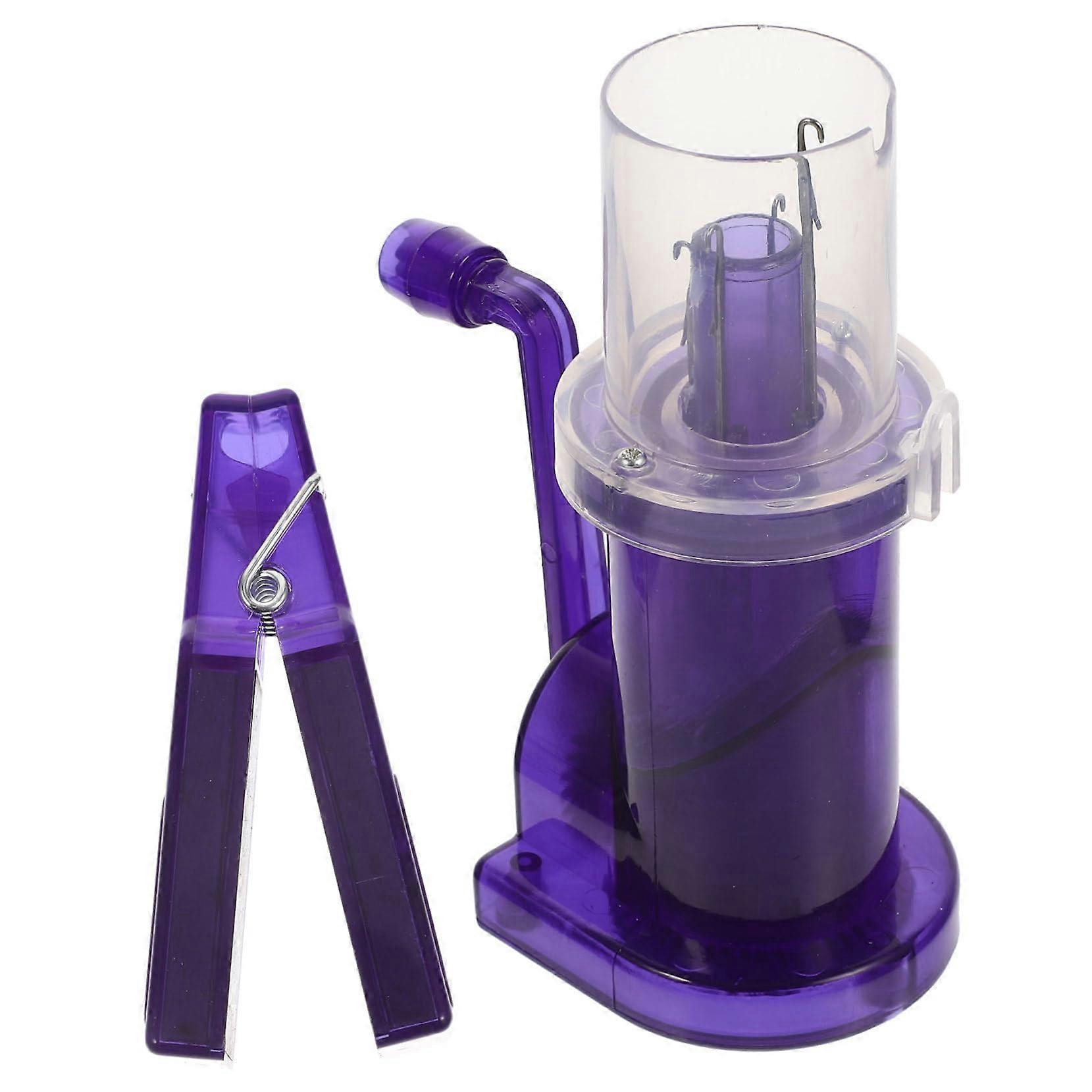 Knitting Toy Spool Knitting Machine Hand Operated Plastic Yarn Spinner for Adults 1 - Crafting Tool for Beginners