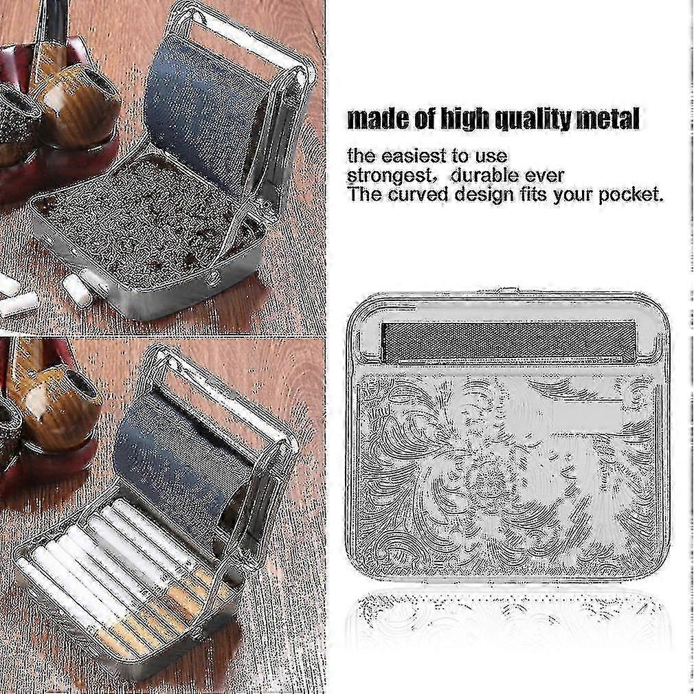 2025 Automatic Cigarette Tobacco Roller Machine Box Case Tin Tobacco Roller Machine(pattern Random)