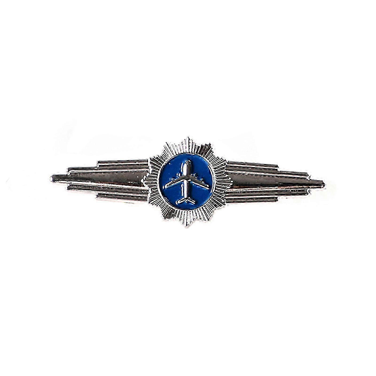 Pilot Captain Wings Chest Badge for Airline Uniform Metal Emblem Gold and Silver Color Options