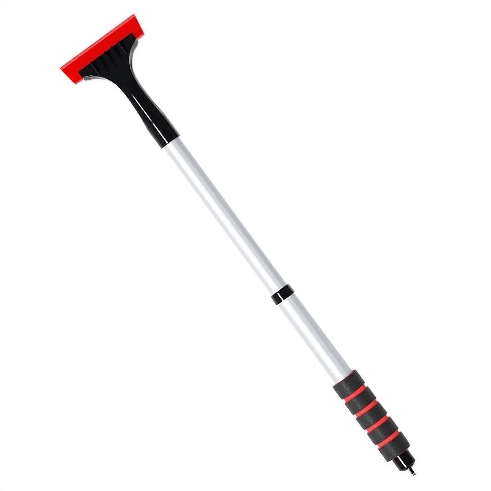 Ice Scraper For Car Retractable Snow Scraper Windshield Ice Scraper Expandable Snow Brush Tool Adjustable Length