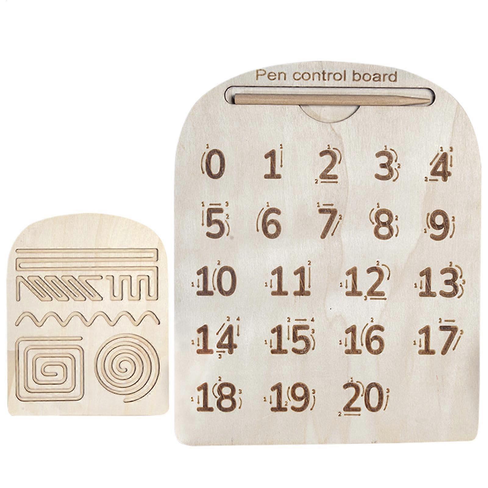 Alphabet tracing board, letter tracing board – Sensory block for tracing letters.