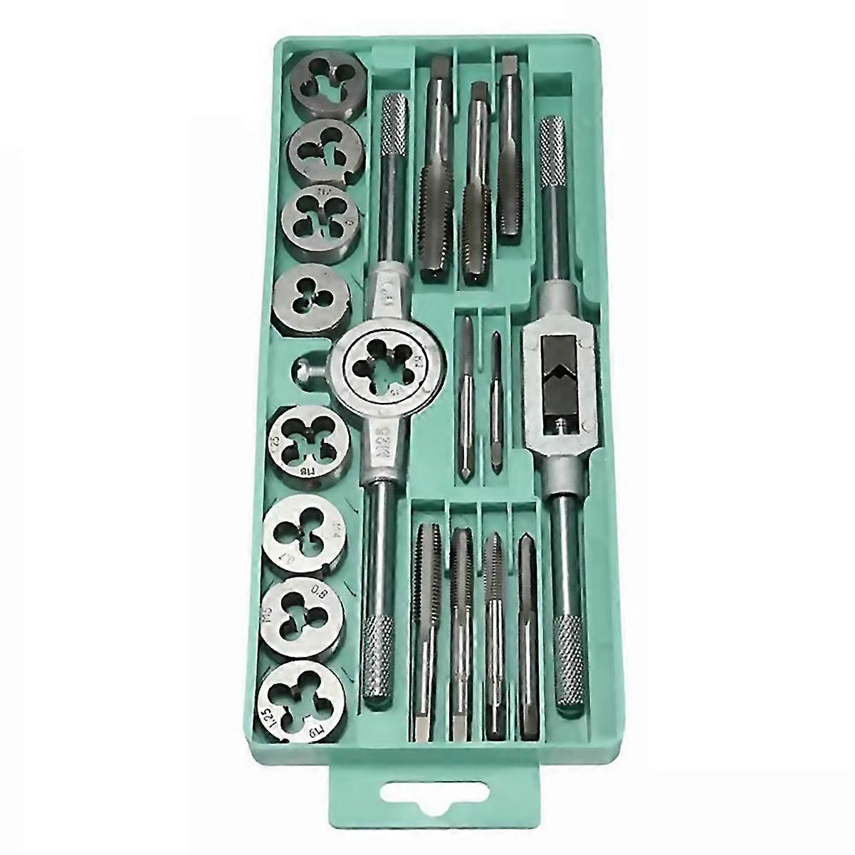For 20pcs hand tools plating tap dies set thread plugs taps screw
