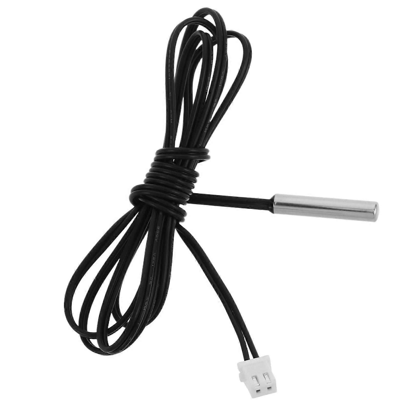 5 Pieces NTC Temperature Sensors Waterproof Temperature Probe with Cable for Continuous Monitoring and Digital Transmission for Outdoor Applications