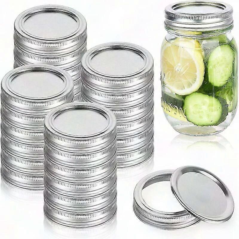 24-Pack 70mm Regular Mouth Mason Jar Lids - Leak Proof Split Type Canning Lids