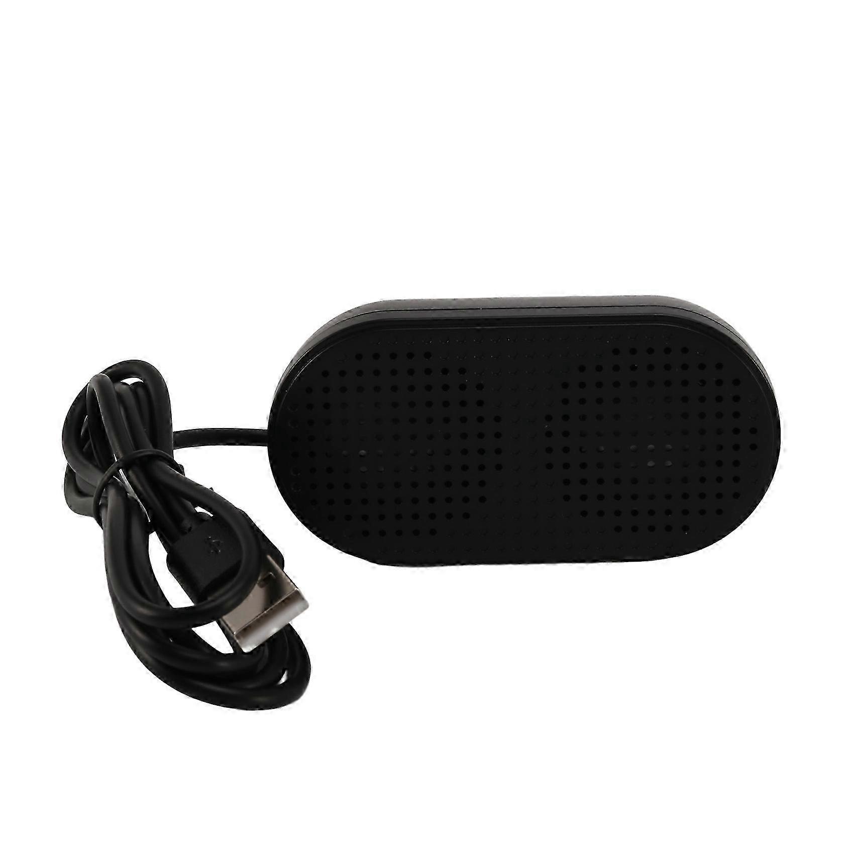 Portable USB Speaker for Notebook & Laptop PC - Black Stereo Multimedia Sound Experience
