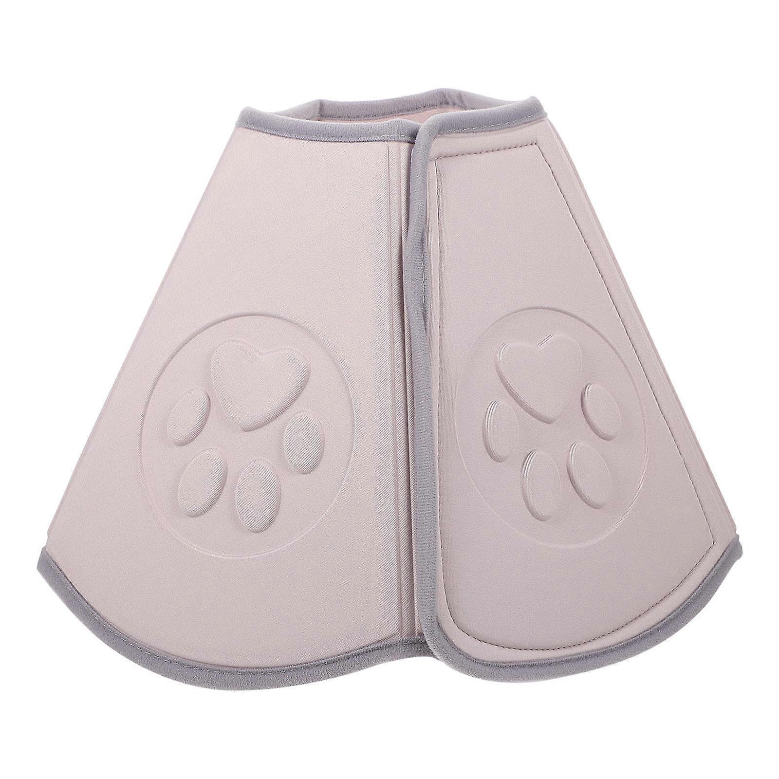 Pet Neck Collar Dog Recovery Cone Recovery Period Eva Grey Postoperative Recovery 1Pcs