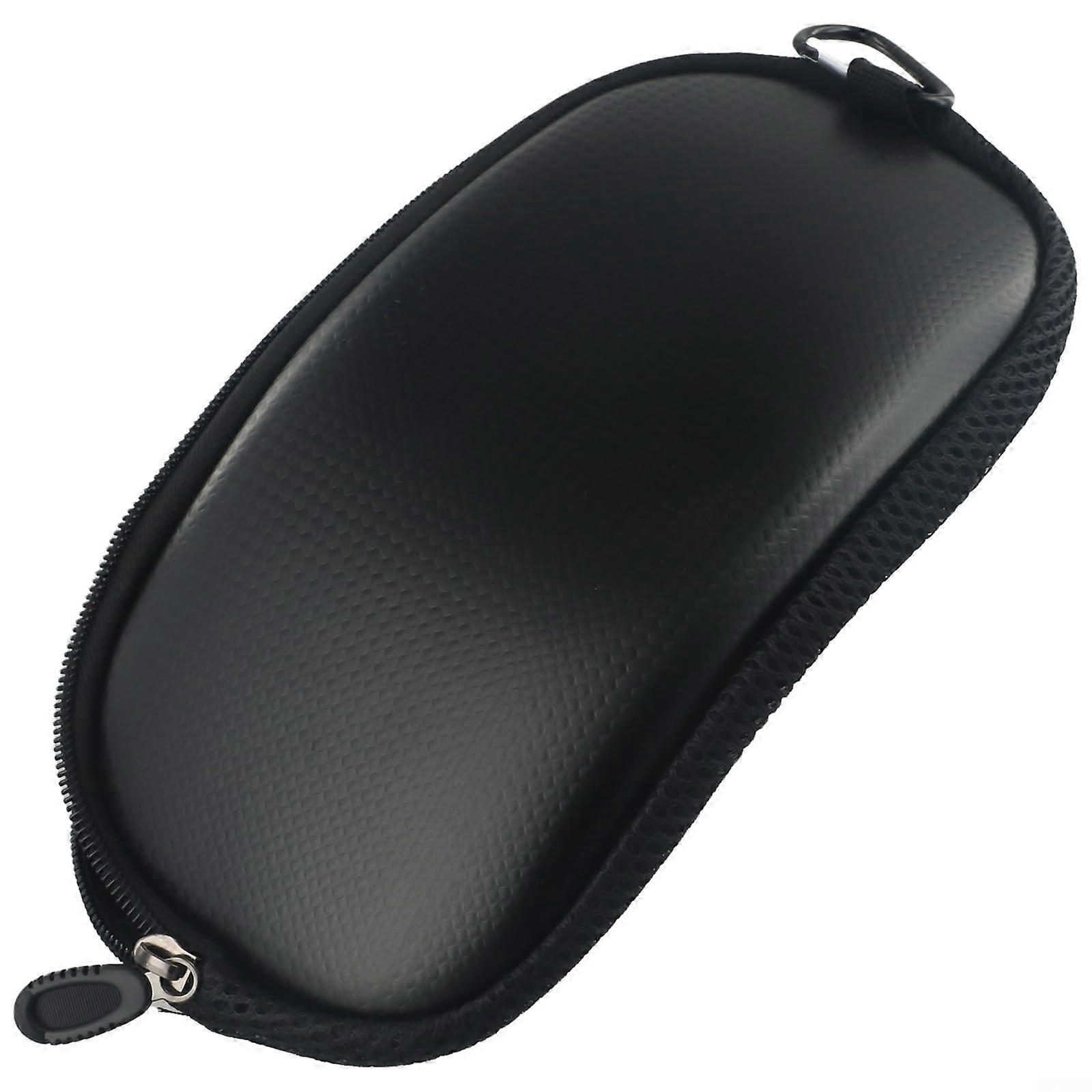 Protective Case for Ski and Snowboard Glasses, Durable Black Eyewear Storage with Shockproof Design and Hard Shell