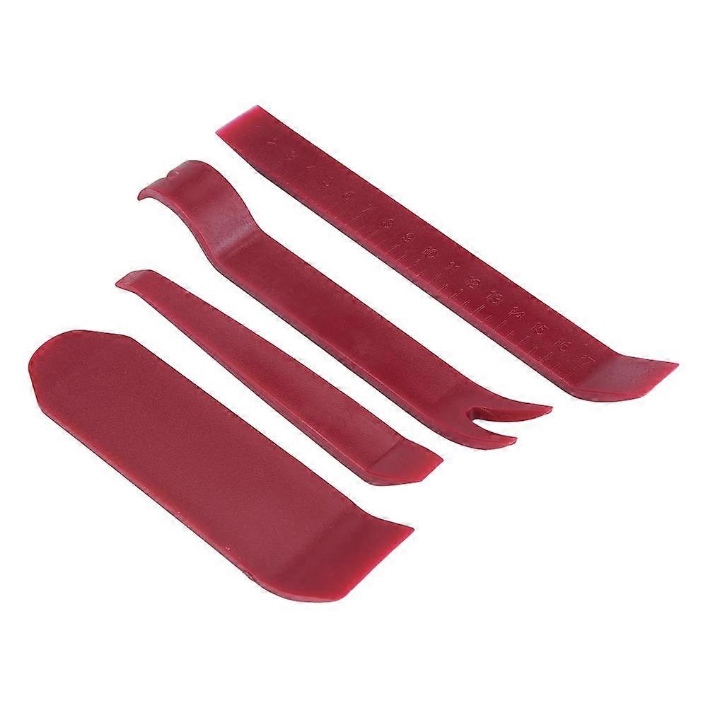 4PCS Car Stereo Radio Pry Tools for Audio Installation in Violet Car - Durable Plastic Withdrawal Tools