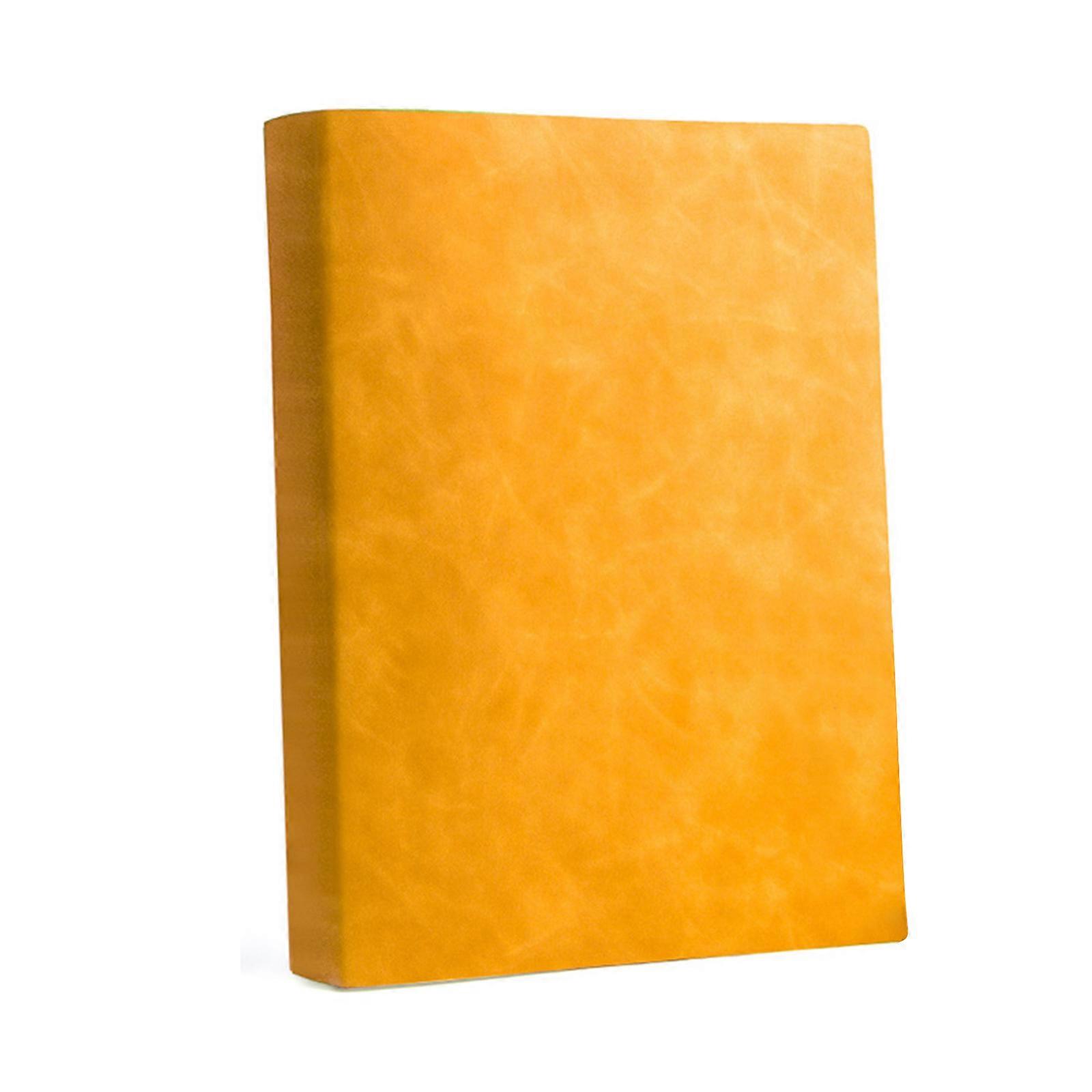 A4 Portable Journal Notebook Meeting Notepad Stationery Notebooks Business Notebook For Office School Travel Use Yellow