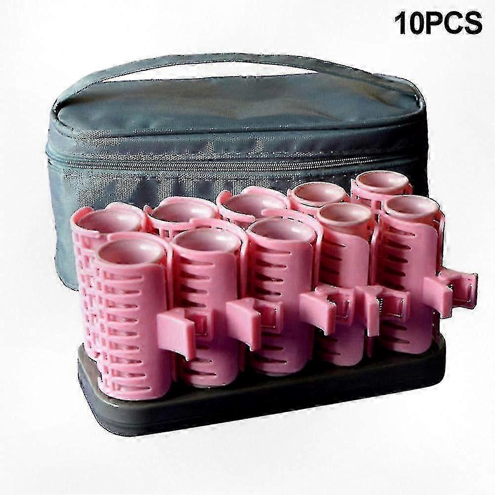 Hair Curling Rollers Set, 10-Pack Heated Styling Tools for Creating Beautiful Waves and Curls