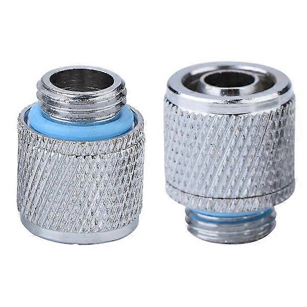 2PCS G1/4 2 Points Soft Tube Compression Fitting Water Cooling for Computer Water Cooling System