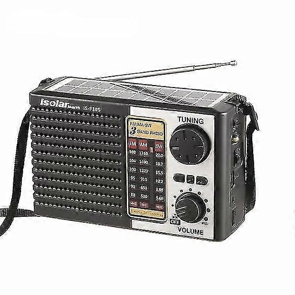 Solar Charged Emergency Radio Multiband High Sensitivity Radio Wireless Bluetooth Speaker Supports Fm / Am / Sw Radio