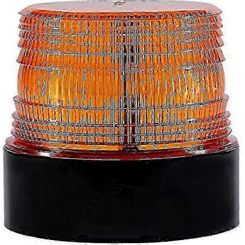 12V 12W κεχριμπαρένια μαγνητική επαναφορτιζόμενη στροβοσκοπική ελαφριά αδιάβροχη ορατότητα φάρων έκτακτης ανάγκης 200m