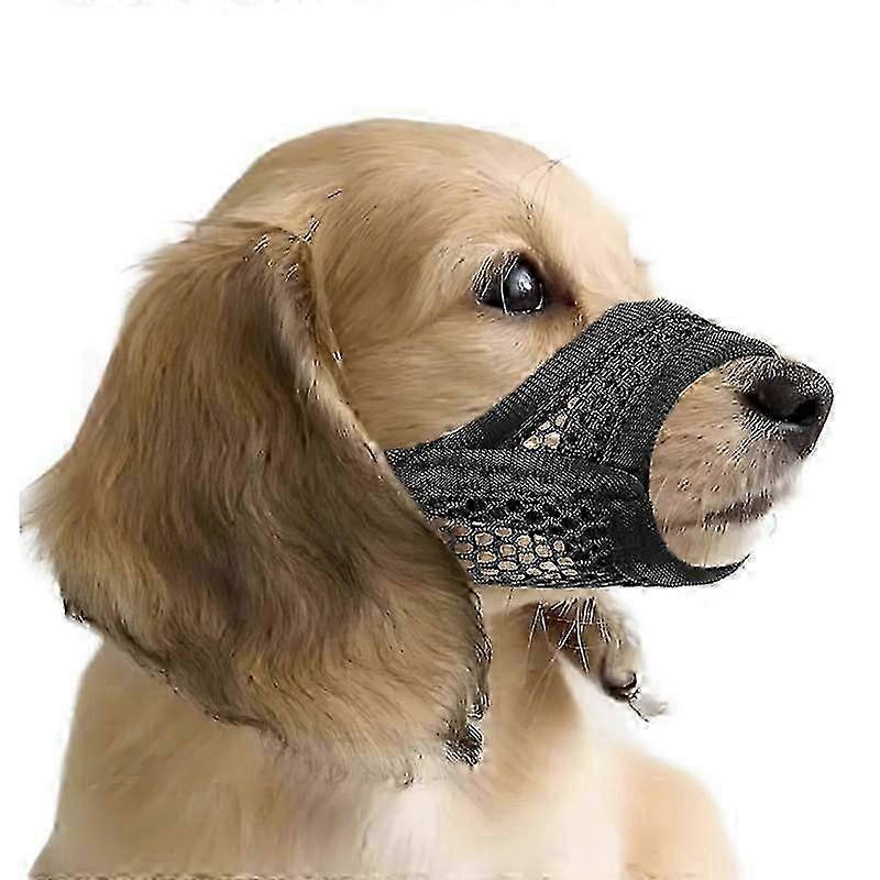Mesh Muzzle For Short Snout And Small Medium Dogs Anti-Biting, Focus On Brachycephalic Dogs Like Chihuahua Pomeranian