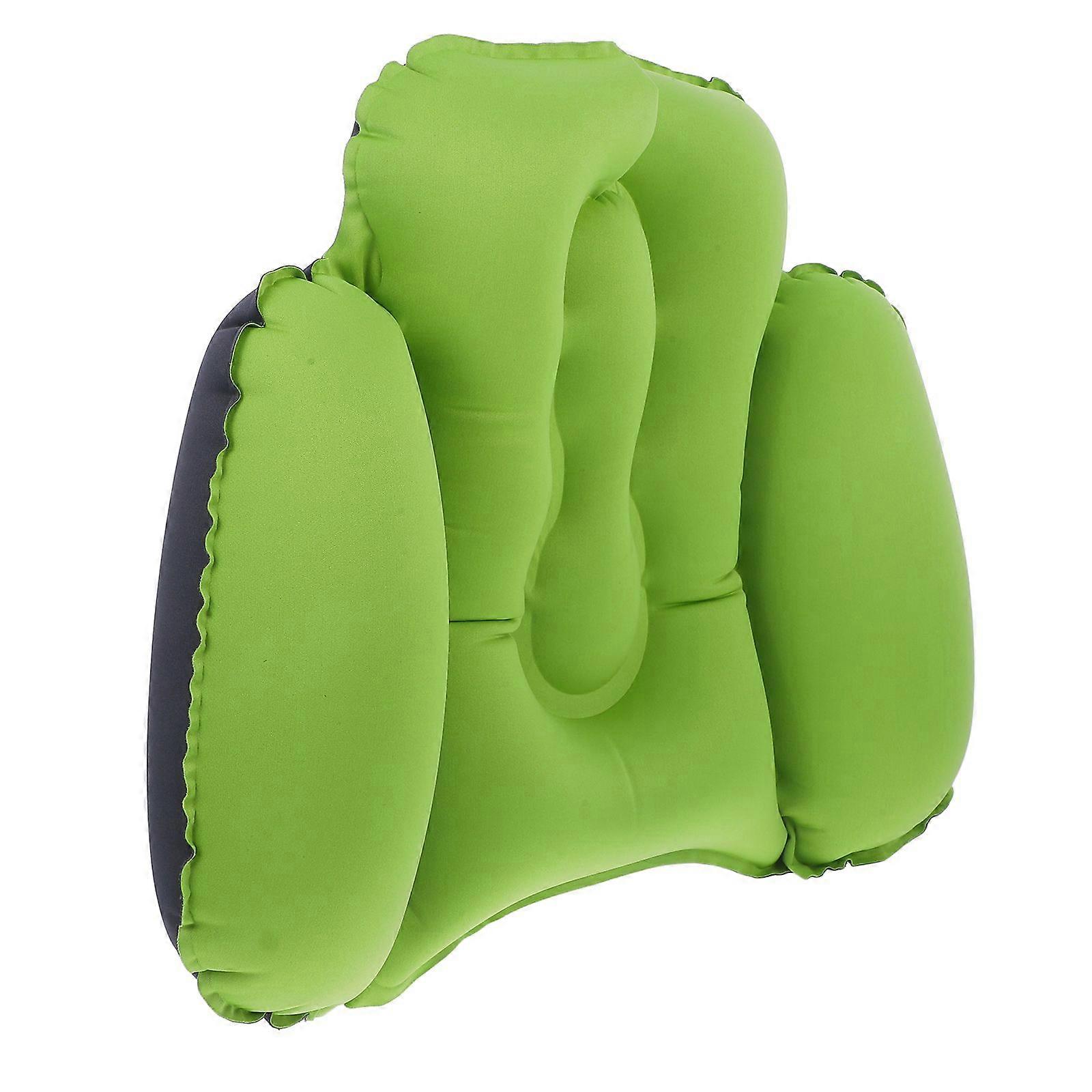 1Pc Air Inflation Waist Cushion Simple Style Backrest Ergonomic Waist Pad Comfortable Back Cushion