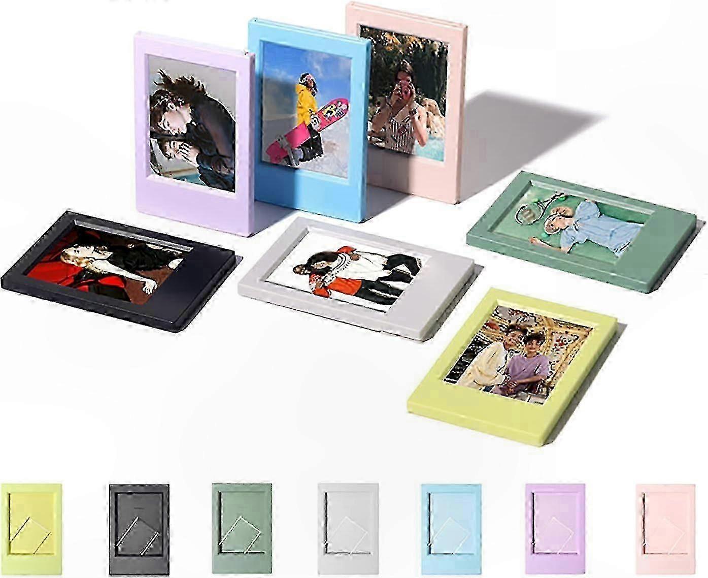 7-Pack 3" Mini Instant Photo Frames for Instax Mini & Home Decoration