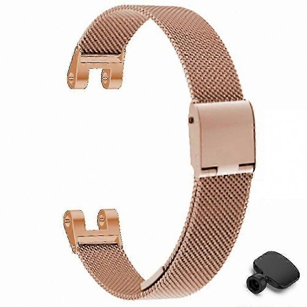 Garmin Lily Metal Milanese Mesh Watch Strap Replacement Band with Tool - Silver