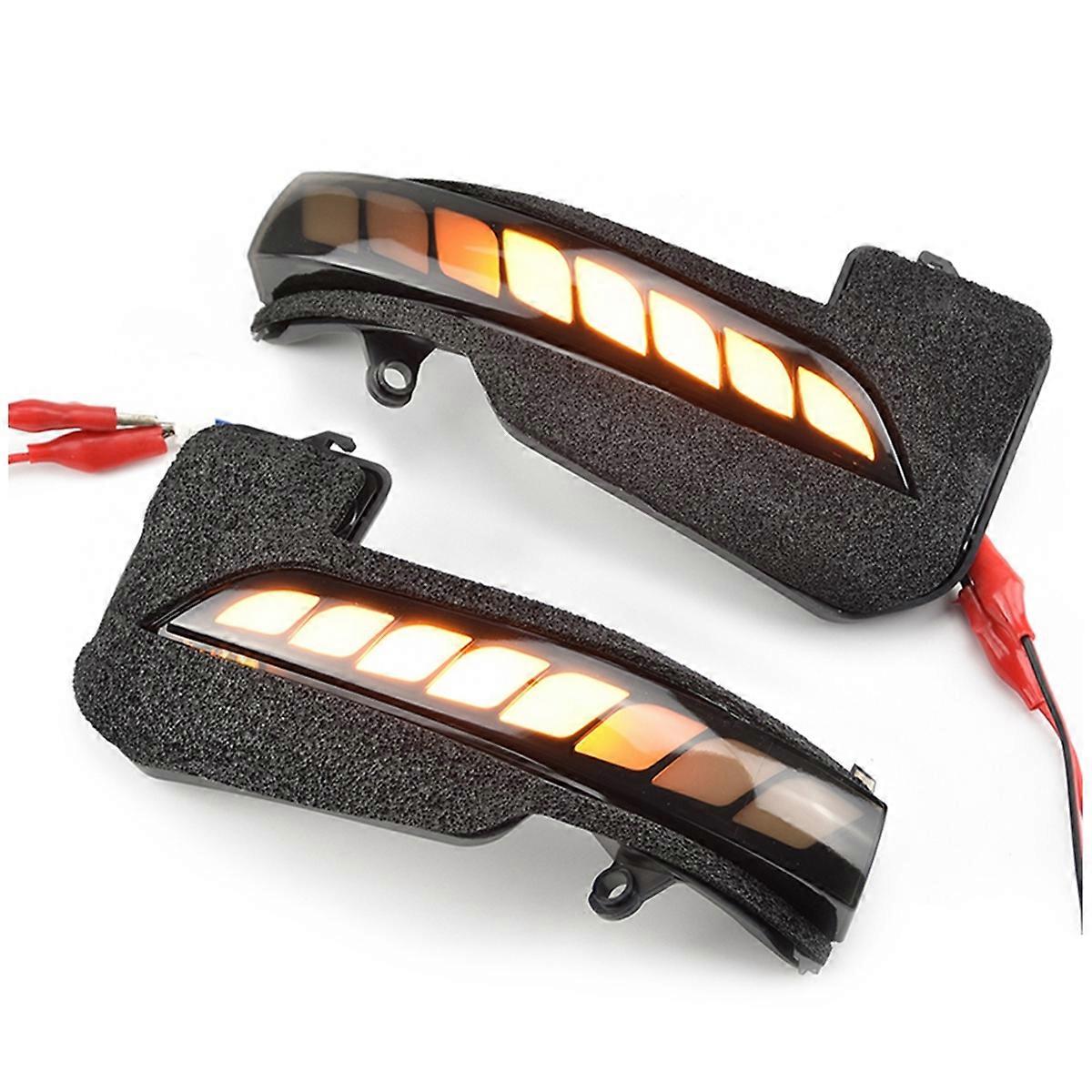1Pair Side Rear View Mirror LED Dynamic Turn Signal Light for Fortuner 2016-2021