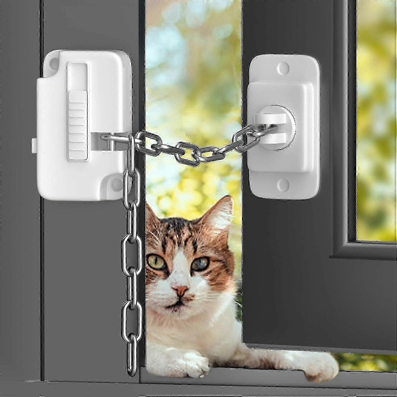 Window Locks, Window Restrictor Child Cat Safety Locks, Self Adhesive Safety Locks For Child Pets No Drilling For Metal, Wooden, Sliding Window
