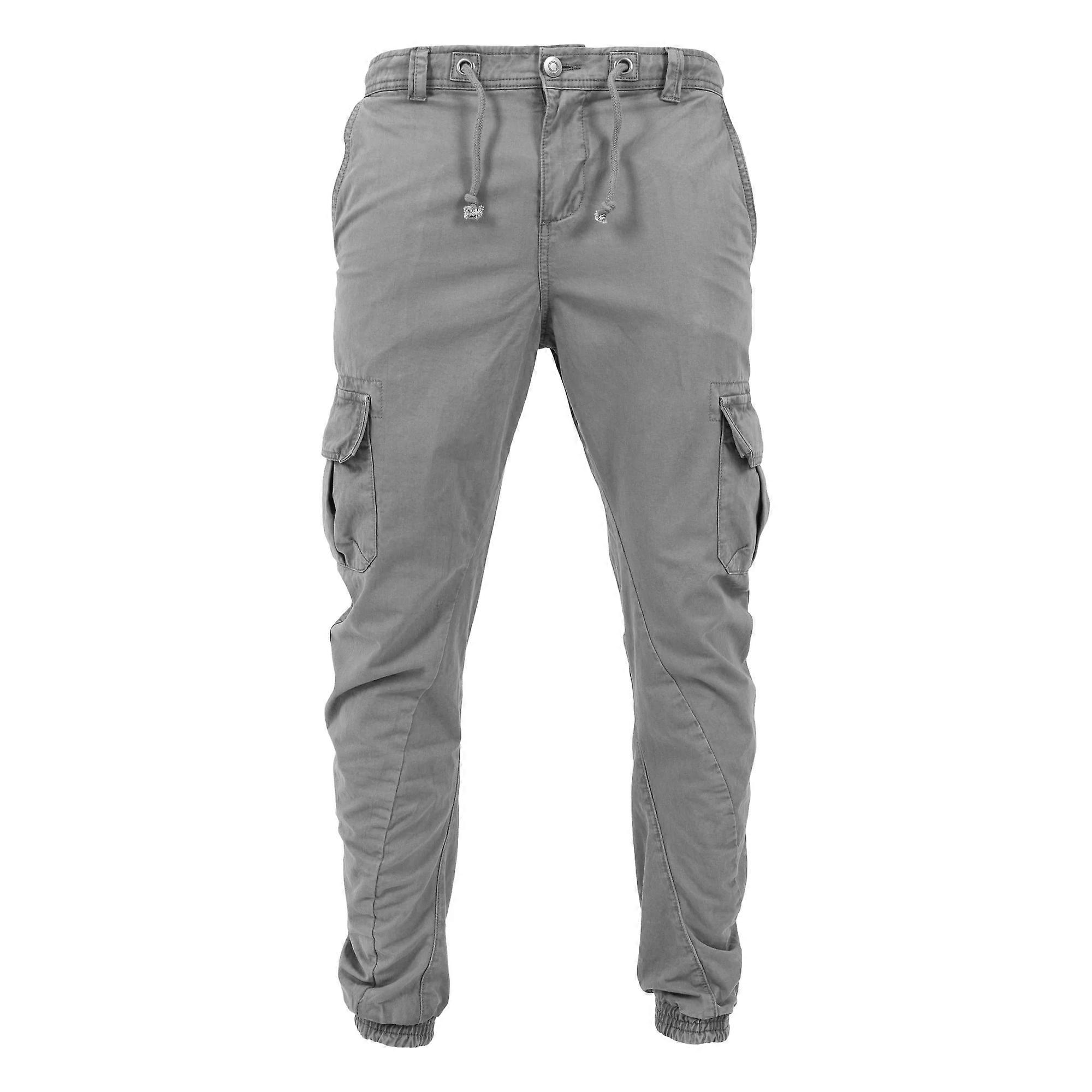 Urban Classics Mens Plain Cargo Trousers