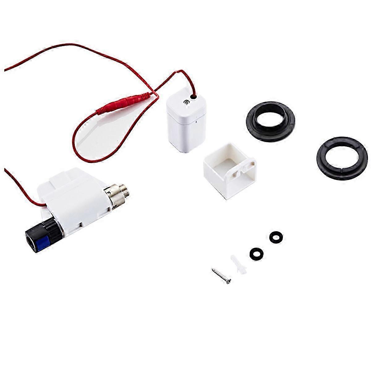 Battery operated kitchen faucet with smart touch and pull-out spray