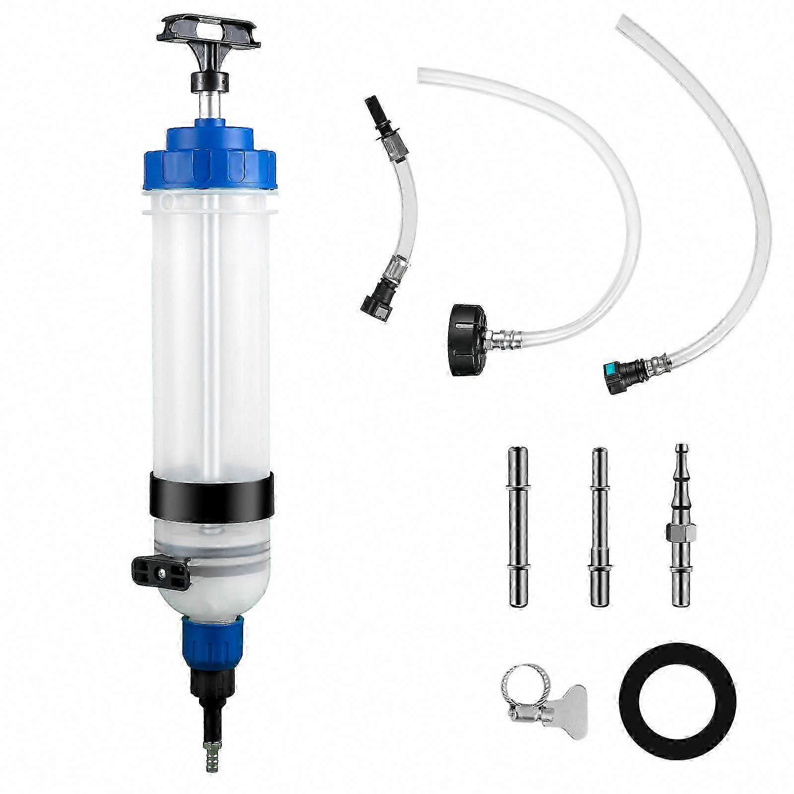 Manual ATF Fluid Pump 1.5L, Transmission Oil Extractor Tool, Automatic Refill Dispenser System for Car Maintenance