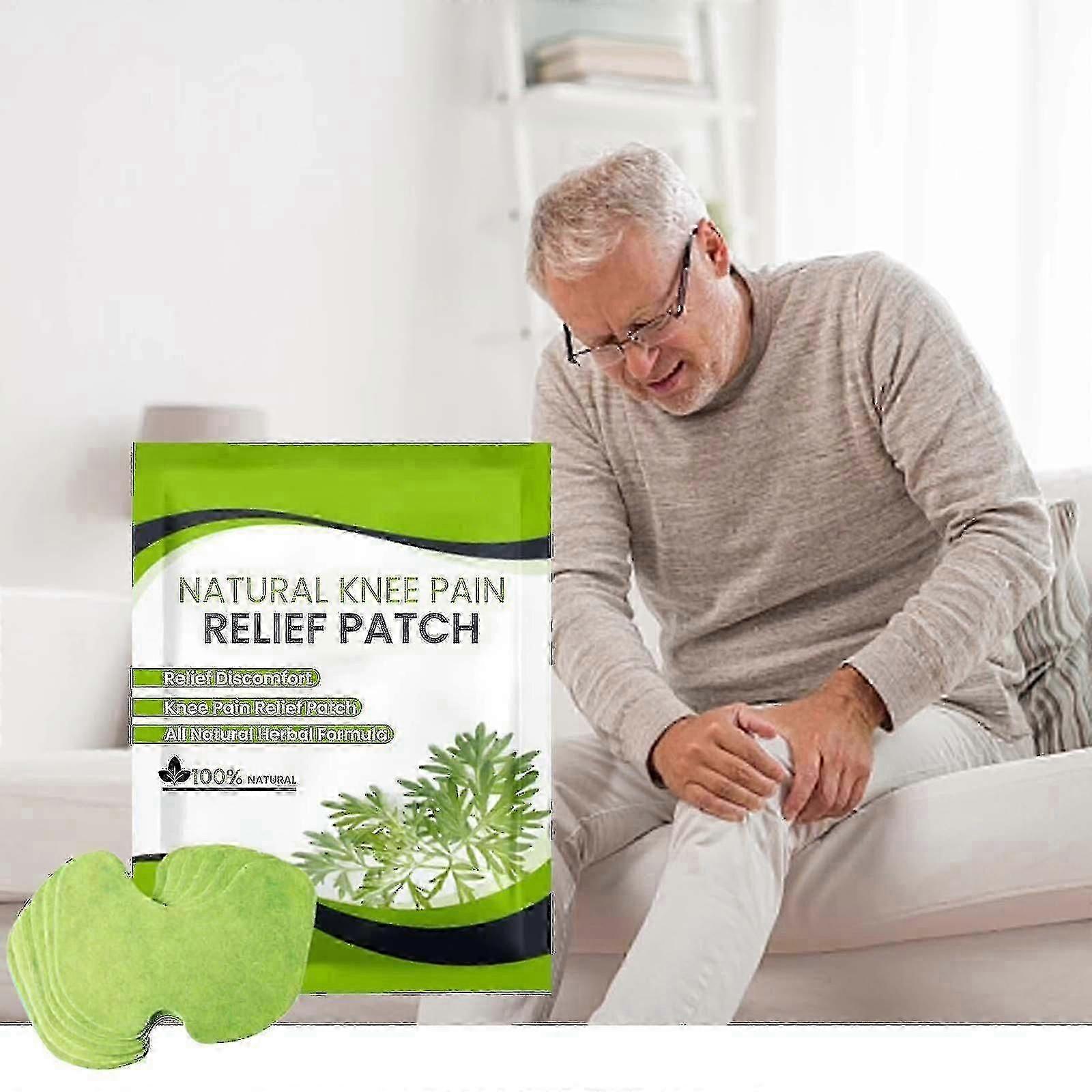 Knee Pain Relief Patches, Knee Heat Patches,knee Cervical Plaster Warming Herbal Plaster Wormwood Heat Patches Relief Of Back, Neck, Shoulder Pain Tw
