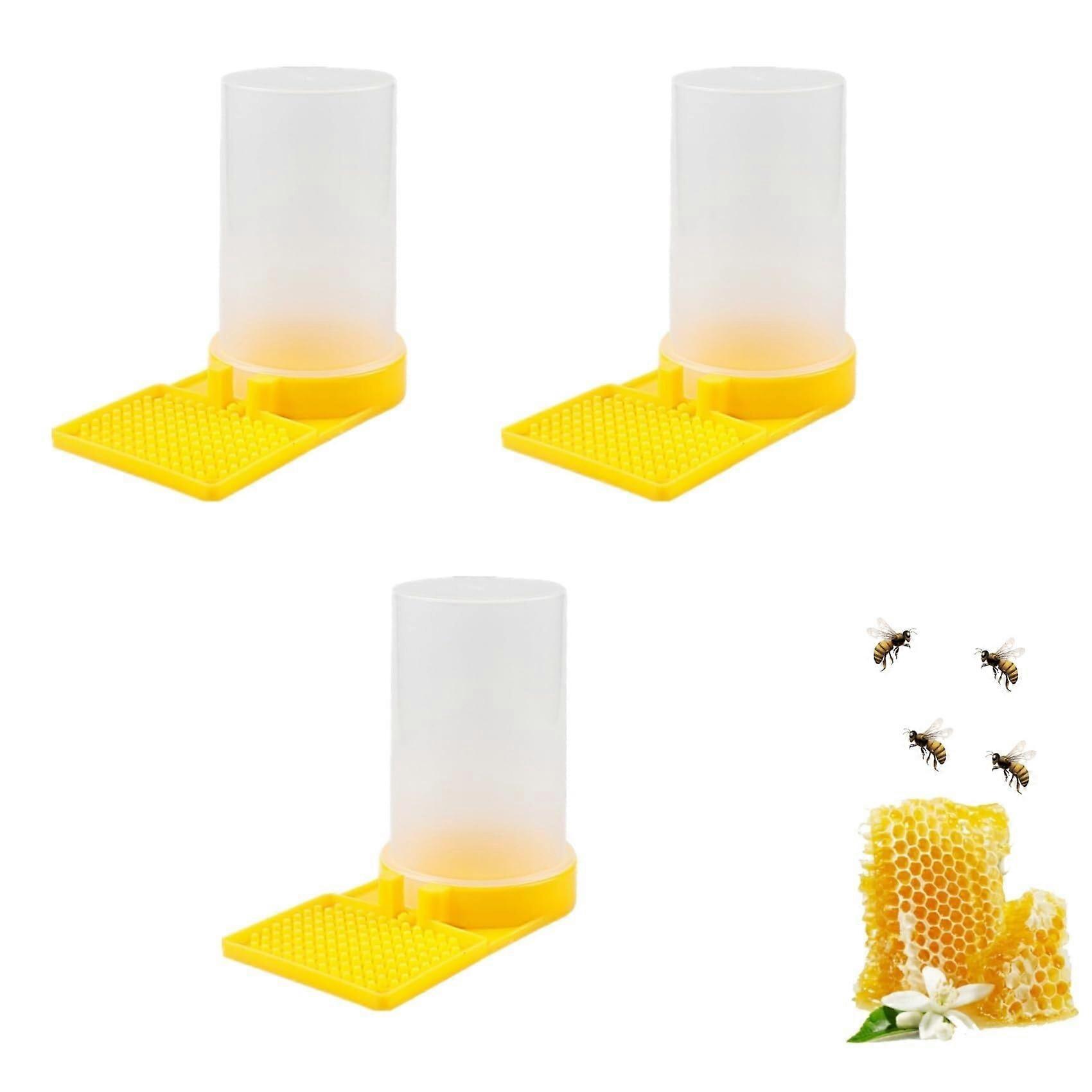 Bee Watering Station, 3Pack Bee Cups for Garden, Insect Drinking Cups, Hive Feeders, Nest Door Water Box