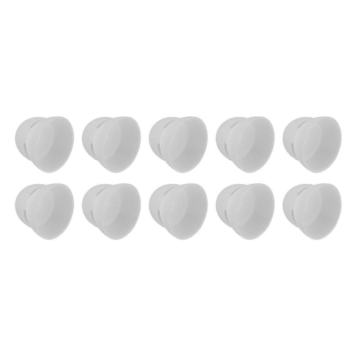 2025 Latest Model 10PCS Hearing Aid Domes 12mm/0.5in Double Layer Soft Silicon...