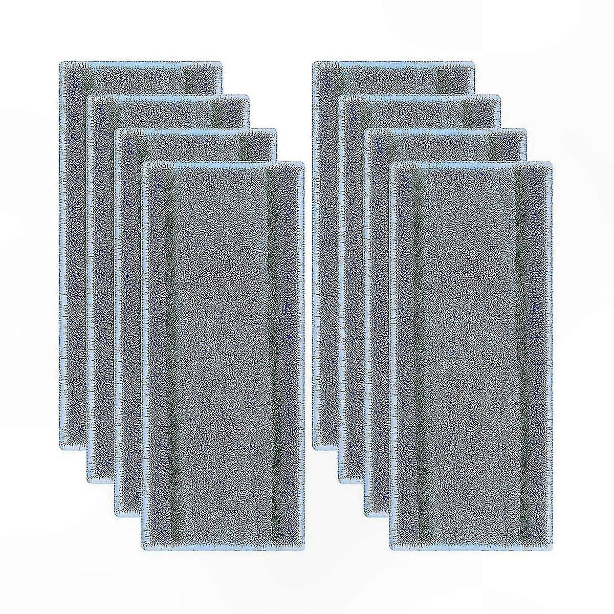8-Pack Washable Mopping Pads for Robotic Cleaner Models M6 Series, Reusable and Durable Cleaning Accessories