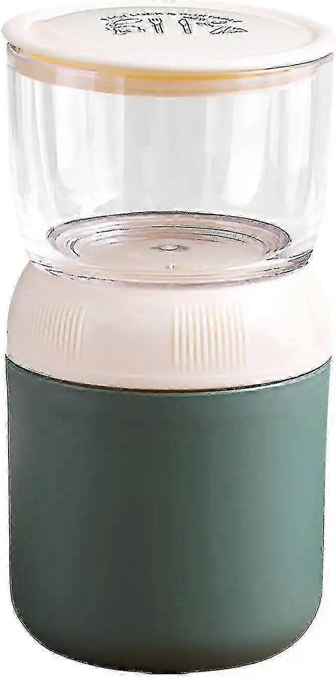 2025 Food Soup Jar, Yogurt Container Stainless Steel 2-tier Leak-proof Stackable Bento Box With Lids & Spoon-lian