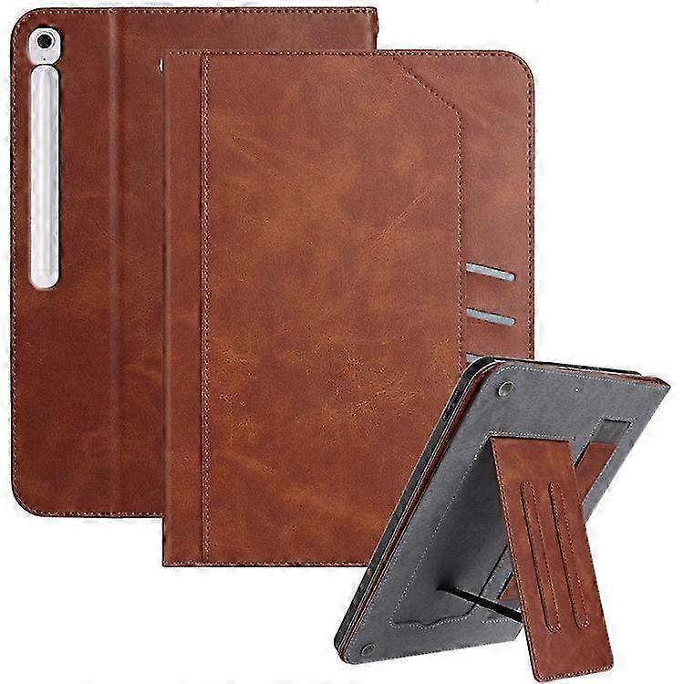Compatible For Samsung Galaxy Tab S10 FE+ Stand Case Auto Wake / Sleep PU Leather Tablet Cover with Wallet / Hand Strap