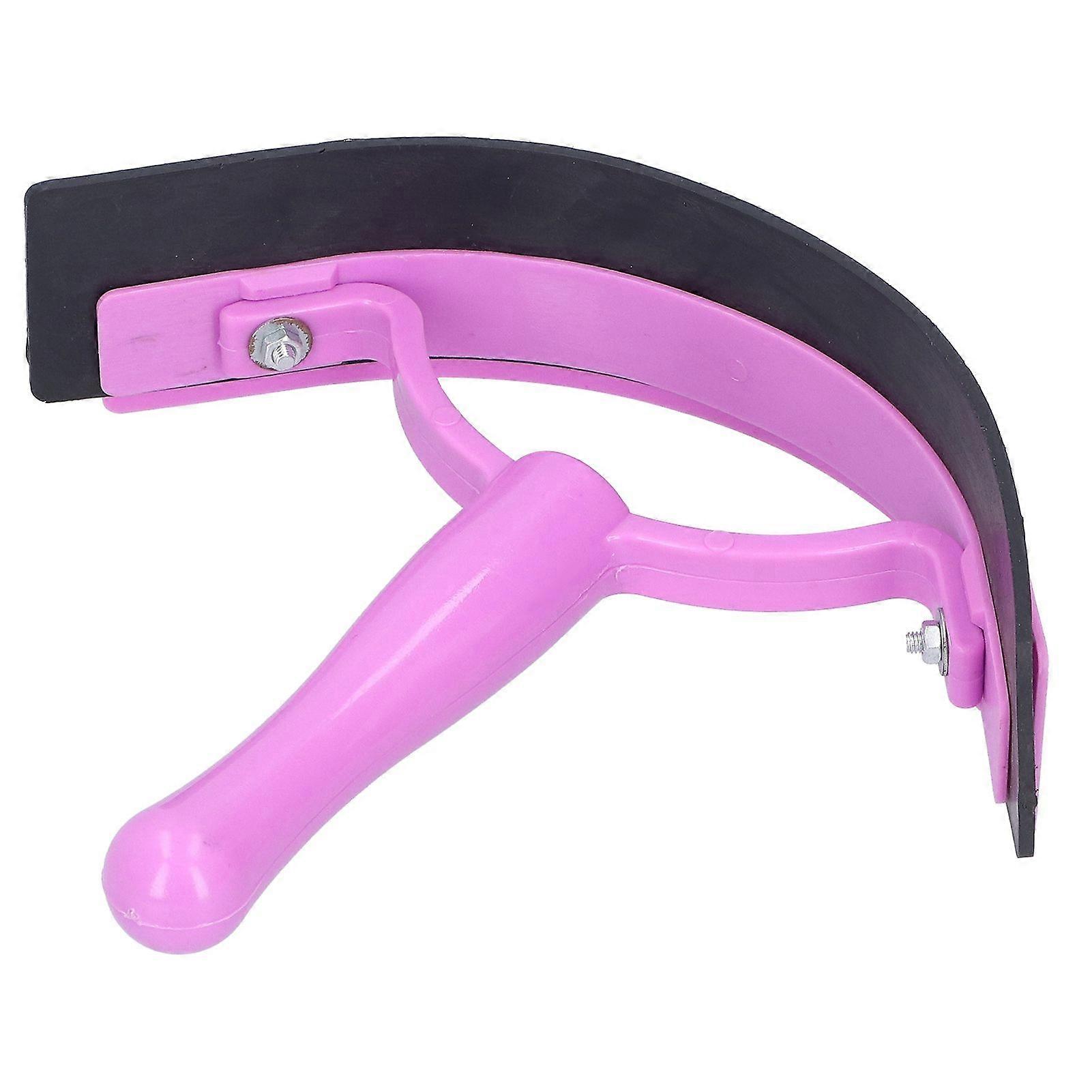 Horse Sweat Scraper Ergonomic Handheld Soft Grip Plastic Rubber Riding Grooming Tool